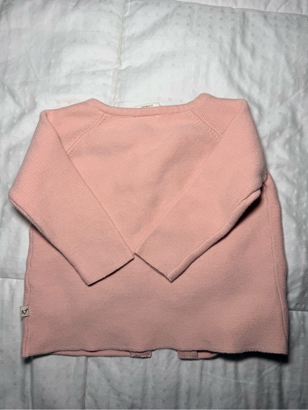 Viverano Organics Pink Knit Animal Button Cardigan - Picture 6 of 6